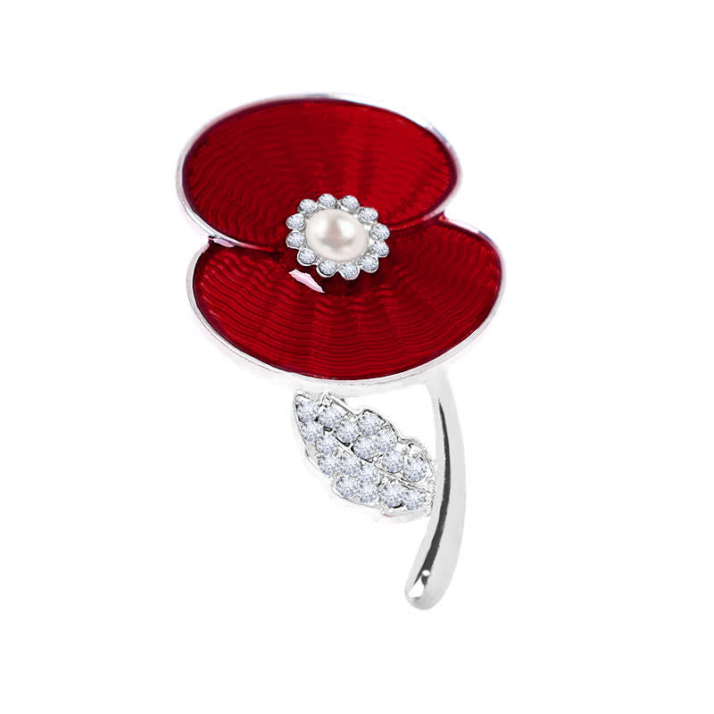 Broche coquelicot du jour du Souvenir pour femme