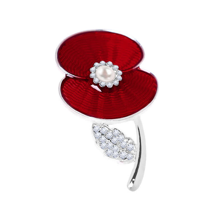 Broche coquelicot du jour du Souvenir pour femme