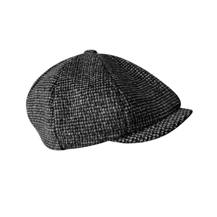 Béret octogonal à petits carreaux Gatsby - image 3