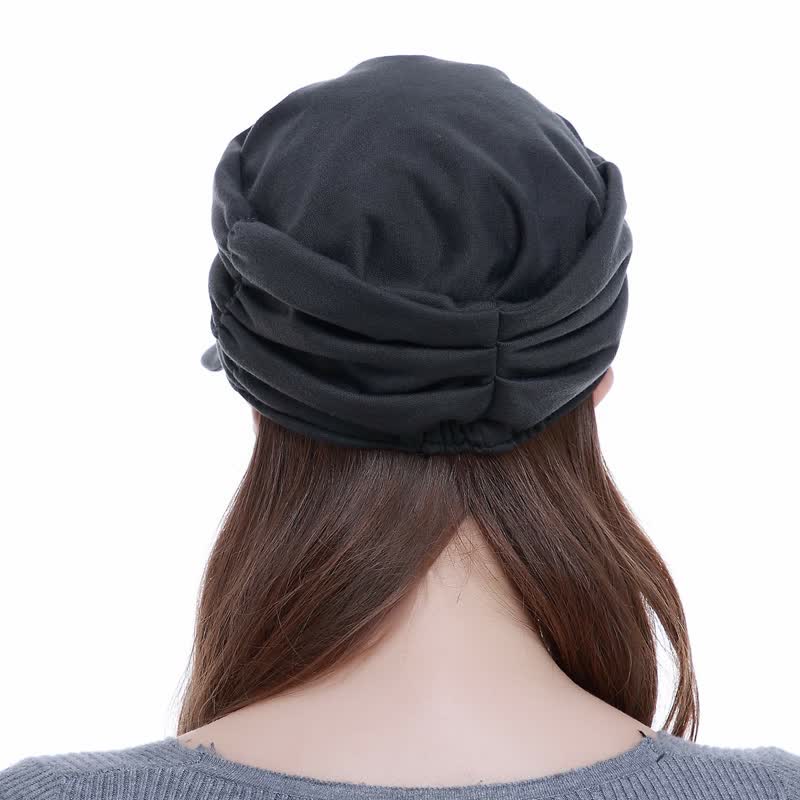 Casquette de baseball plissée à bord souple pour femme
