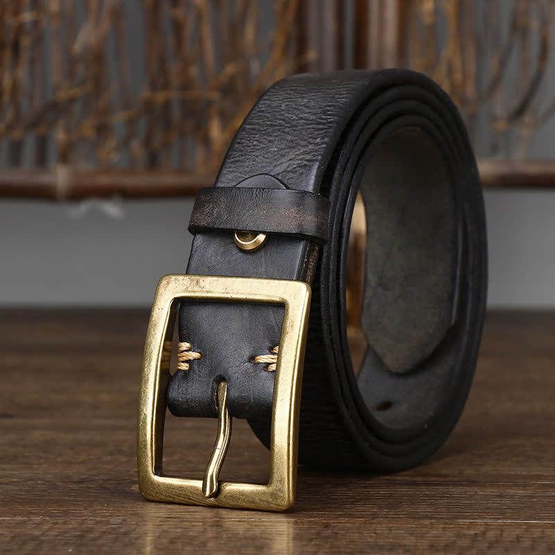 Ceinture froissée vintage pour homme