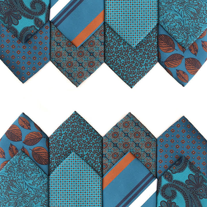 Cravate Business Lake Blue Series pour homme 