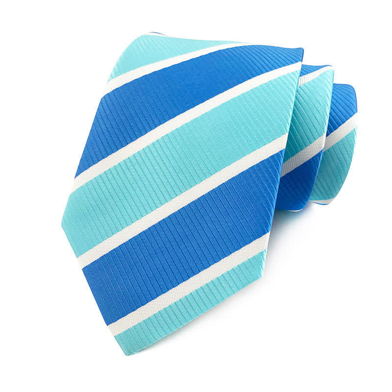 Cravate à rayures urbaines preppy pour homme