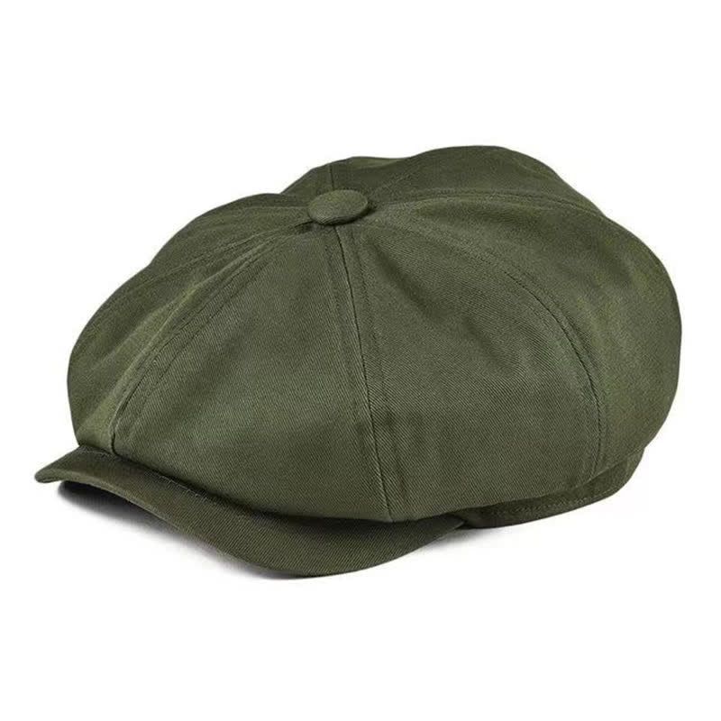 Casquette béret octogonale en coton de gavroche britannique