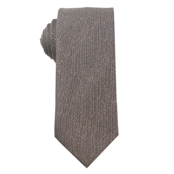 Cravate pour homme de la série British Khaki Champagne - Rivière - image 6