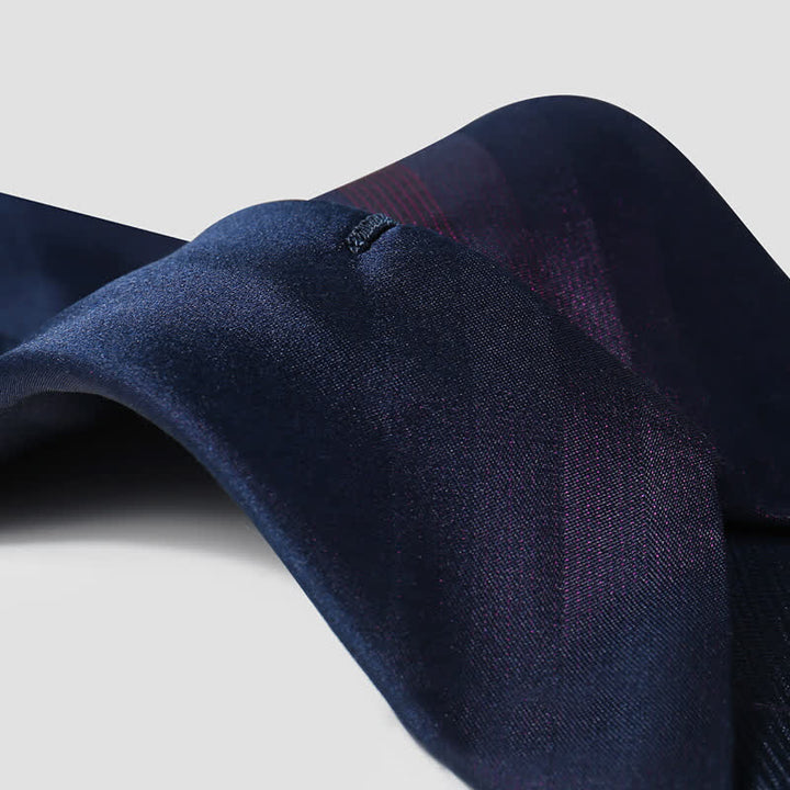 Cravate en soie de mûrier pour homme, dégradé de violet