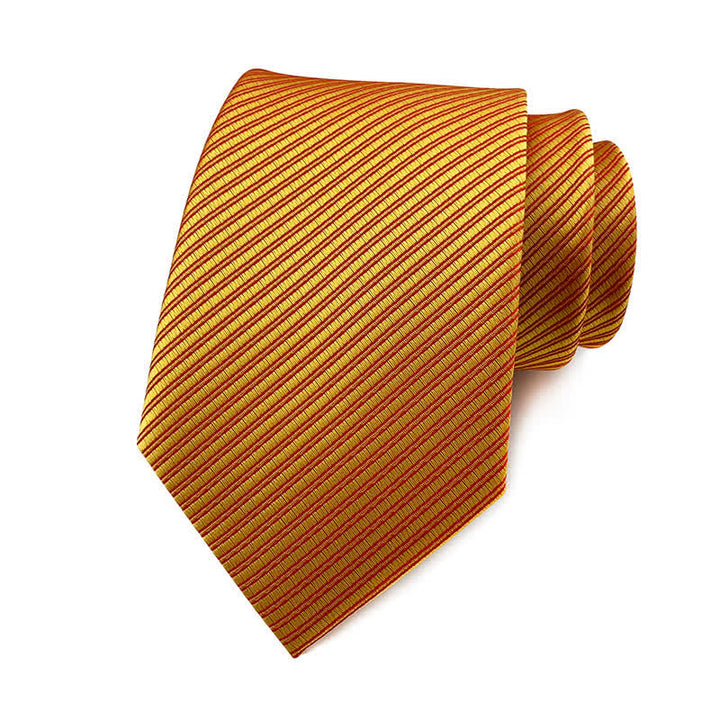 Cravate de travail discrète en sergé de couleur unie pour homme