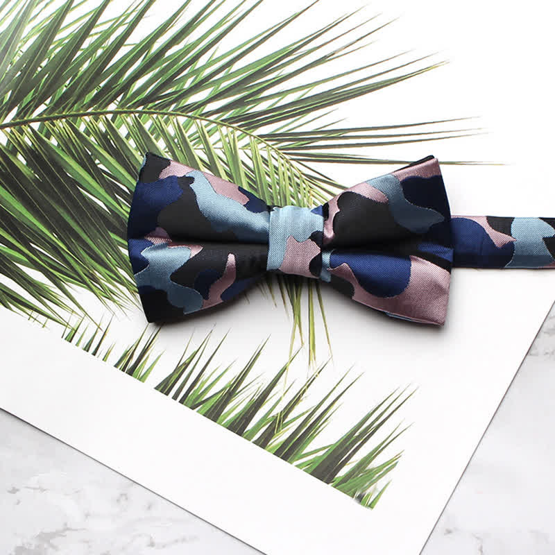 Nœud papillon pour homme à motif camouflage sauvage