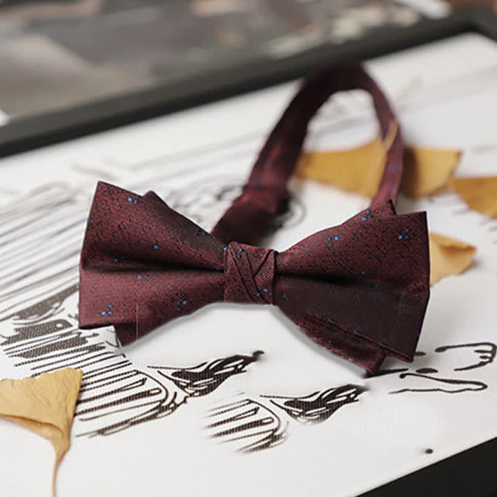 Nœud papillon Gentleman pour homme de la série Burgundy