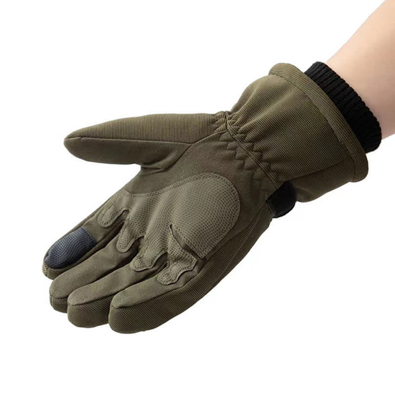 Gants tactiques de protection thermique pour tous les doigts pour l'hiver