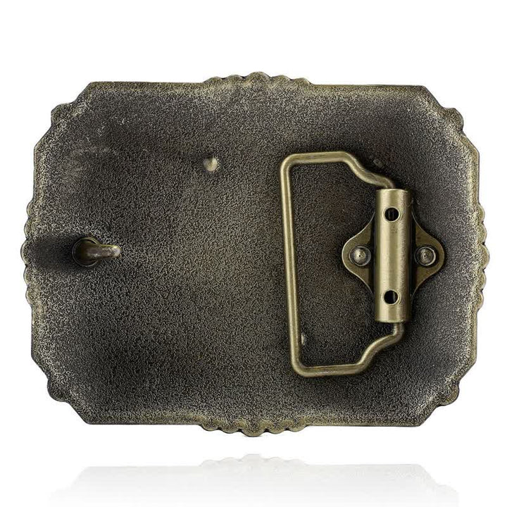 Ceinture en cuir à boucle de prière à genoux pour homme avec croix de cheval à faire soi-même