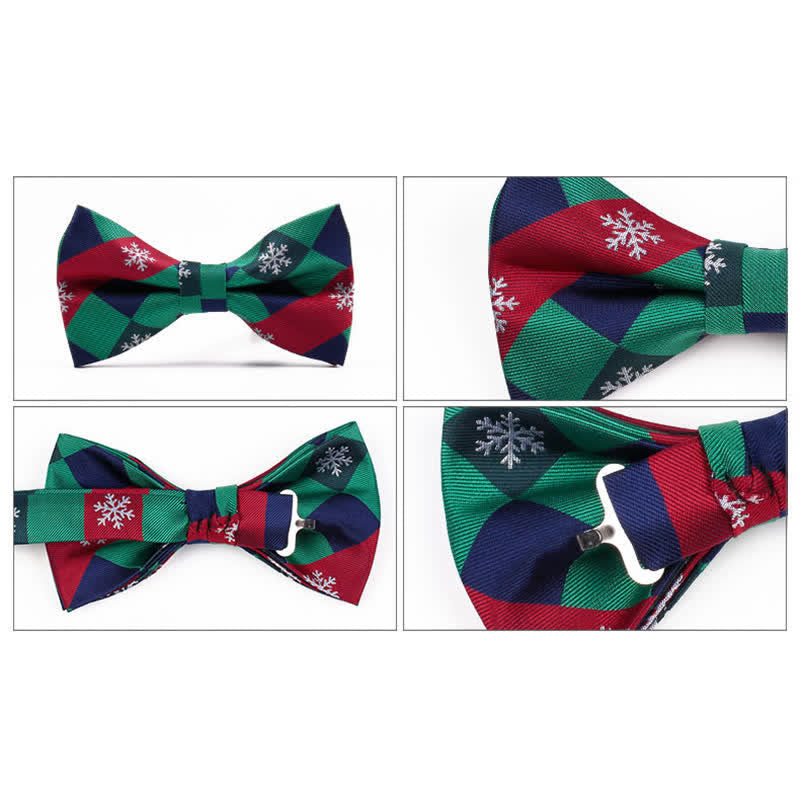 Noeud papillon fantaisie pour homme avec motif de Noël