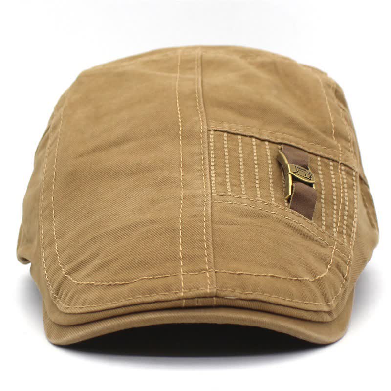 Casquette béret en coton avec boucle en cuir Freestyle