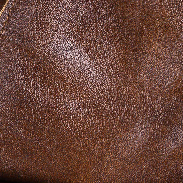 Béret octogonal littéraire en cuir véritable - image 12