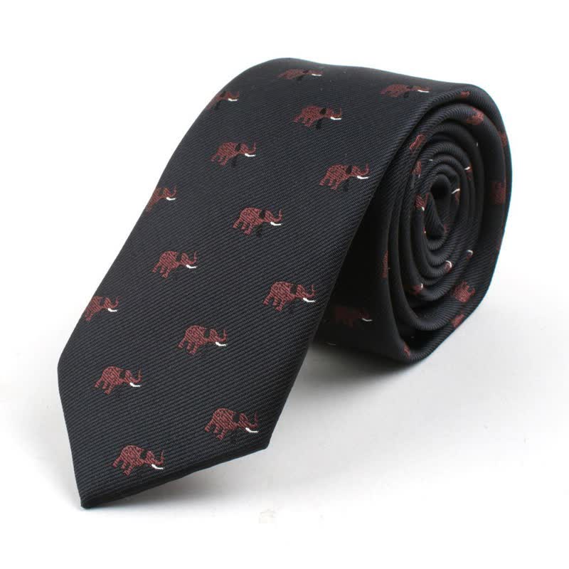 Cravate pour homme à motifs de dessins animés mignons 