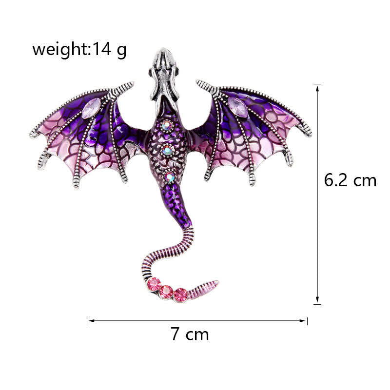 Broche unisexe Legand Flying Dragon