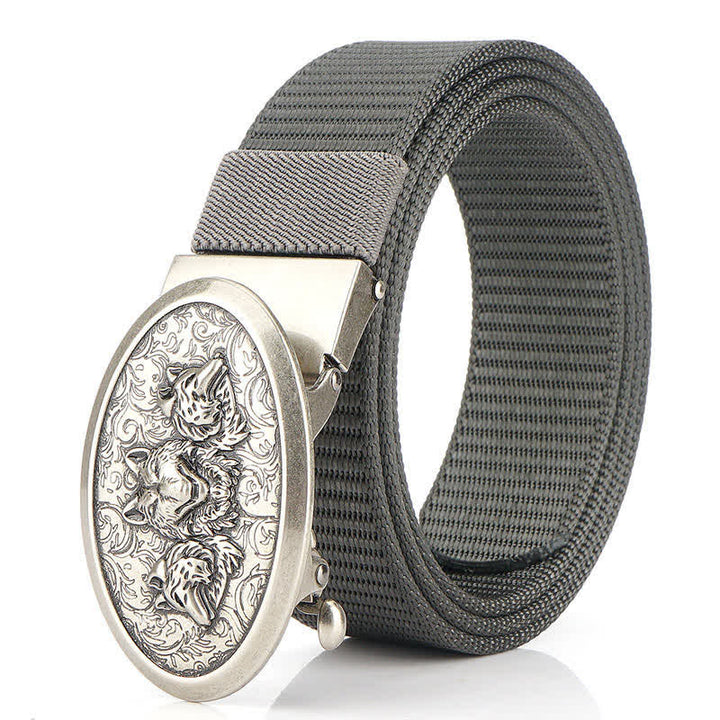 Ceinture en nylon simple pour hommes Hungry Wolves