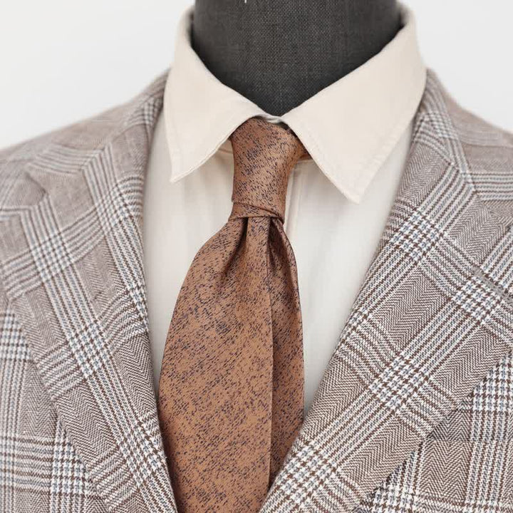 Cravate pour homme à motif système solaire de couleurs mélangées