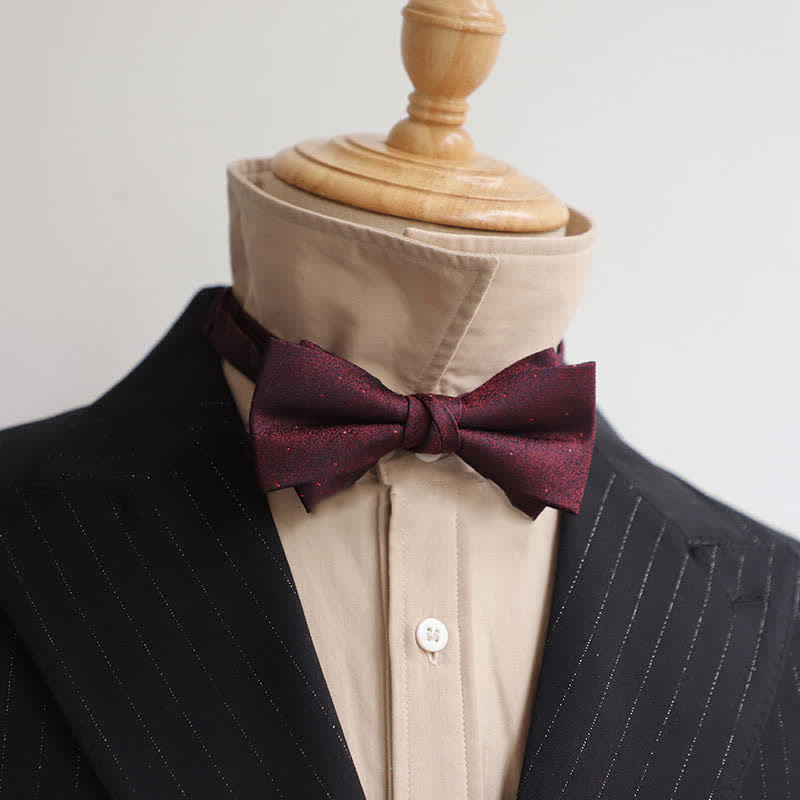 Nœud papillon Gentleman pour homme de la série Burgundy