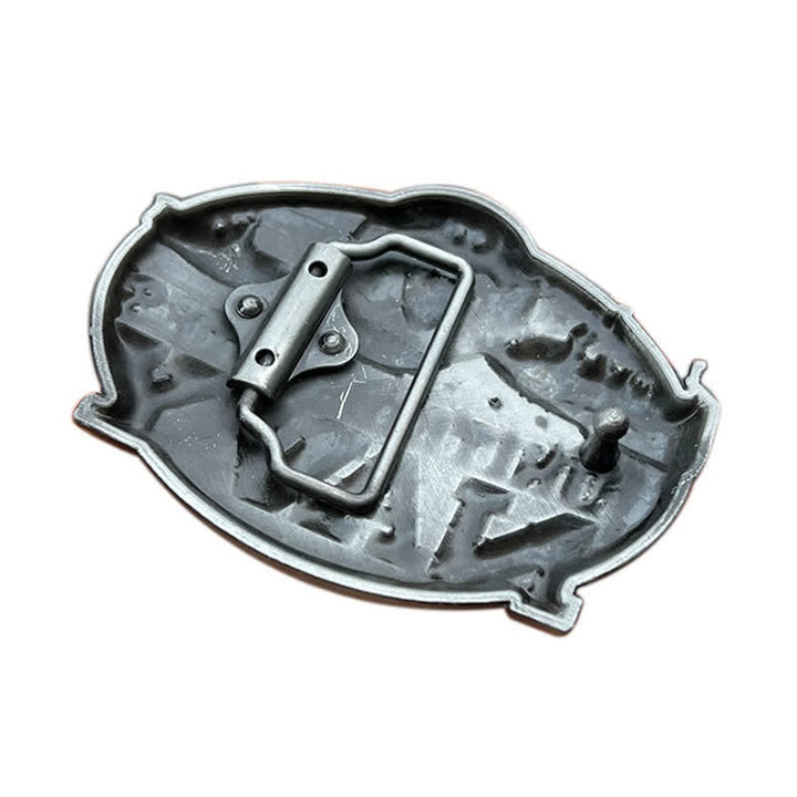 Ceinture en cuir à boucle militaire de la marine américaine pour homme