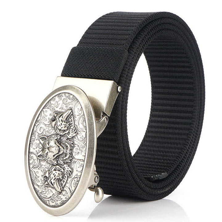 Ceinture en nylon simple pour hommes Hungry Wolves