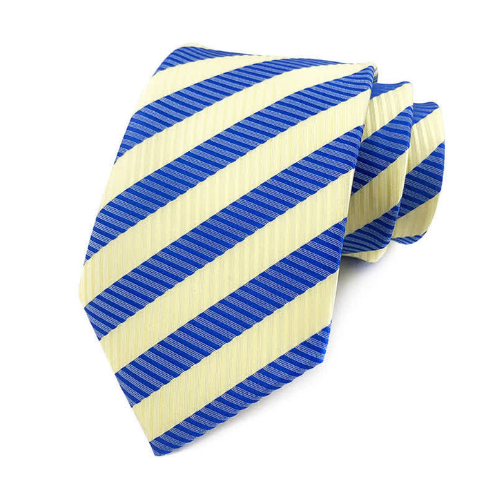 Cravate à rayures urbaines preppy pour homme
