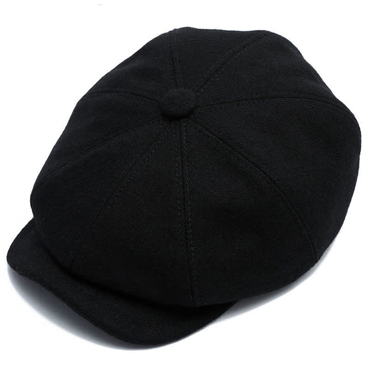 Casquette plaque classique de vendeur de journaux avec béret à cache-oreilles