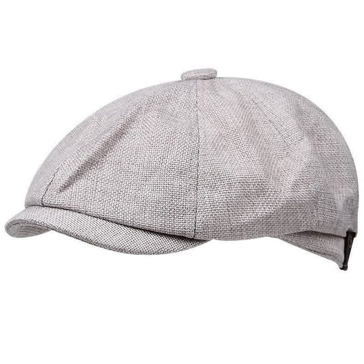 Casquette béret octogonale de gavroche britannique de loisir - Blanc - M (22"-22 7/8") - image 3