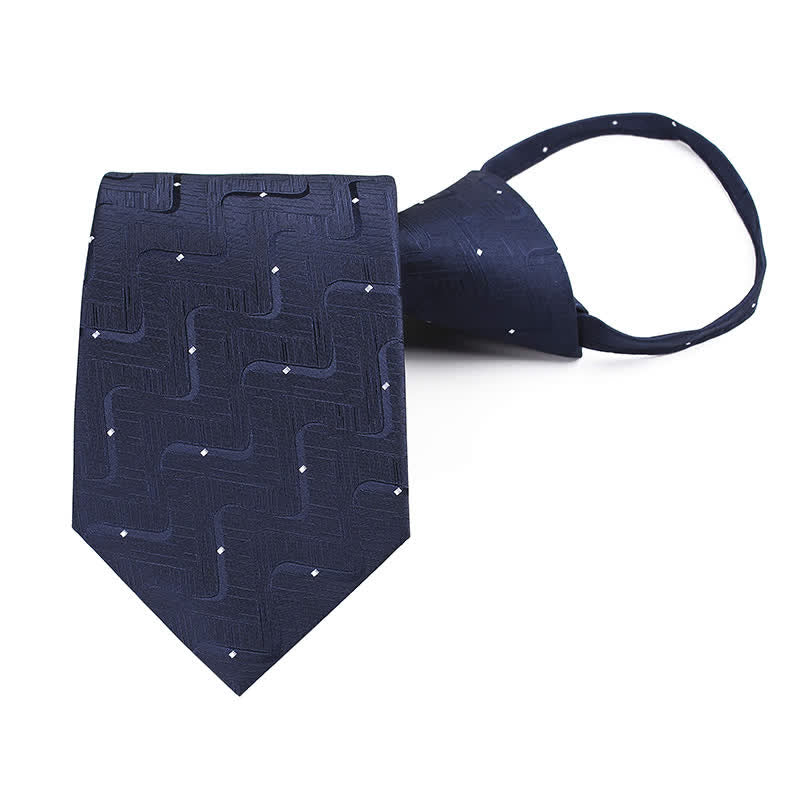 Cravate zippée pour homme Distant Galaxy - Bleu - image 4