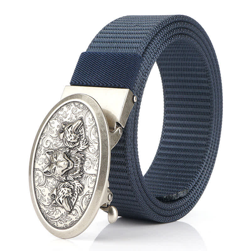 Ceinture en nylon simple pour hommes Hungry Wolves