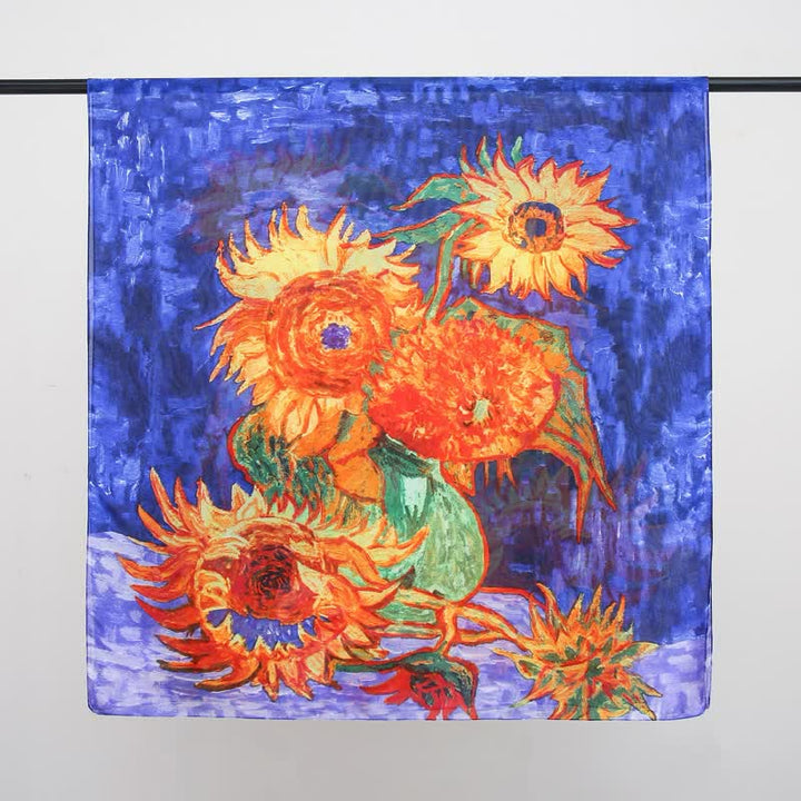 Foulard fin pour femme Van Gogh Tournesols