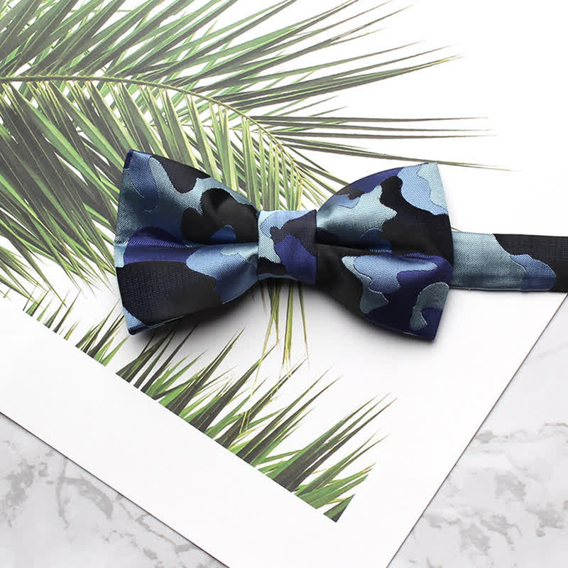 Nœud papillon pour homme à motif camouflage sauvage