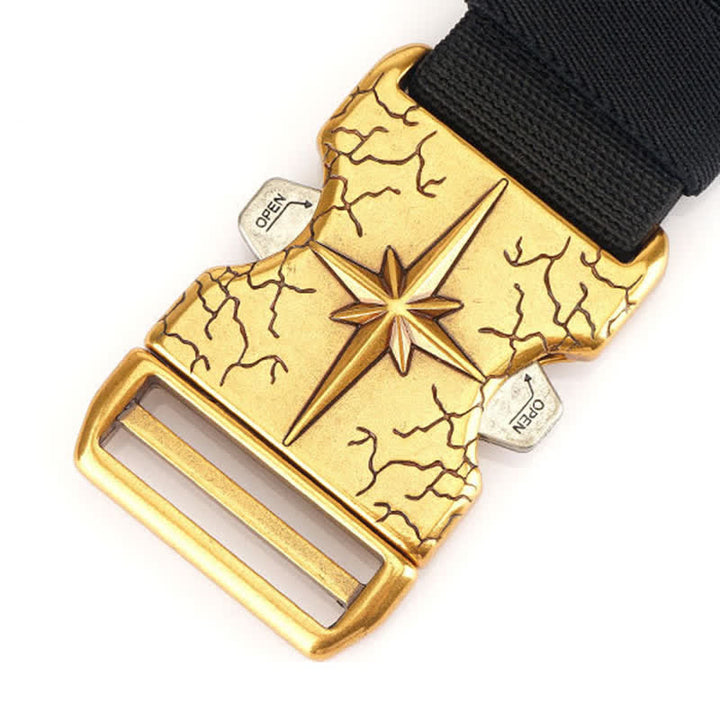 Ceinture tactique en toile élastique à dégagement rapide pour homme