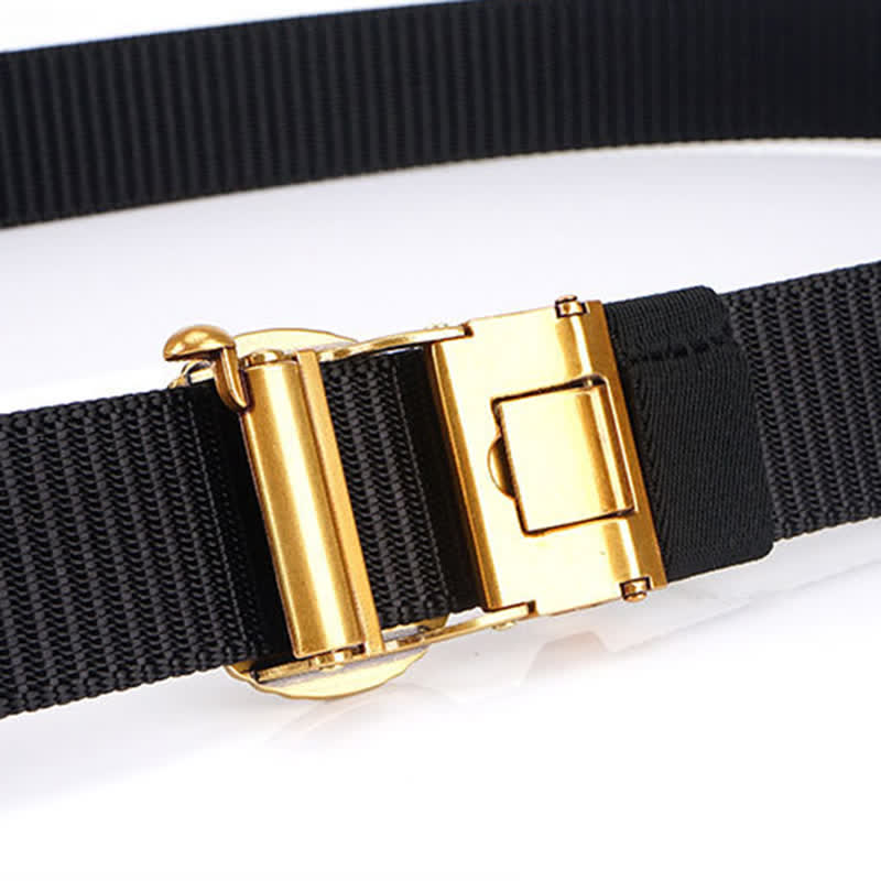 Ceinture pratique en nylon à motif tête de lion pour homme - image 4