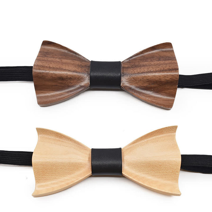 Noeud papillon classique en bois d'érable pour homme