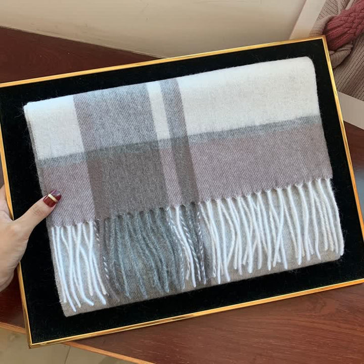 Écharpe unisexe Lamb Edinburgh à carreaux, grande et chaude - #27 - image 46