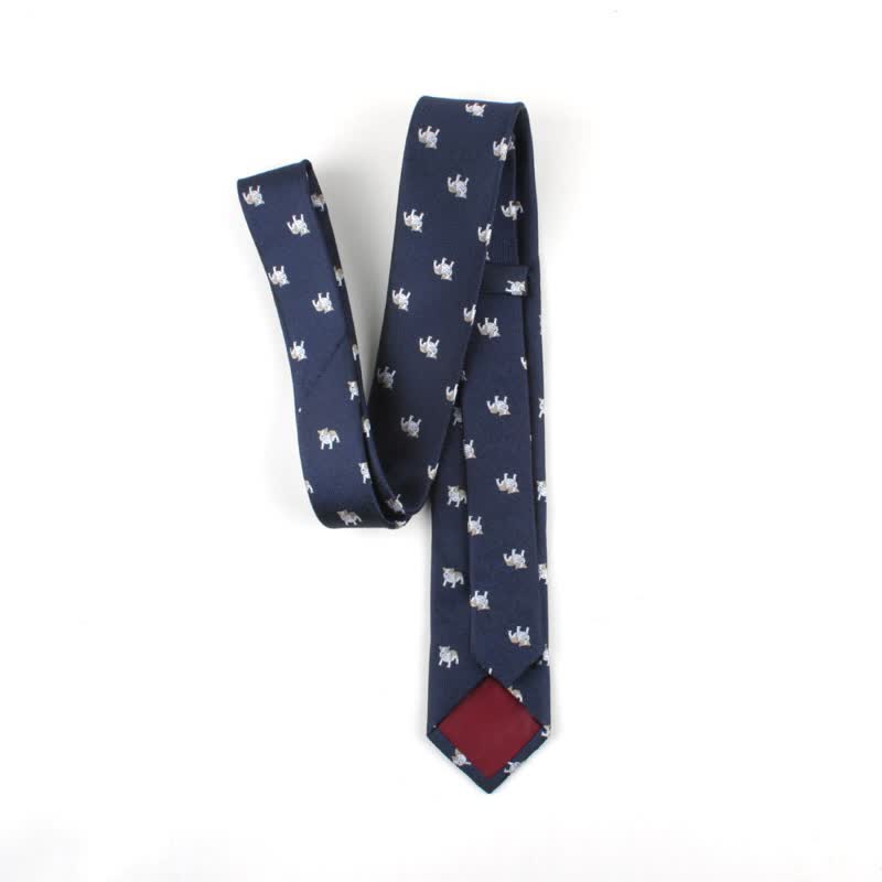 Cravate pour homme à motifs de dessins animés mignons 