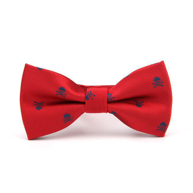 Nœud papillon squelette d'Halloween pour homme
