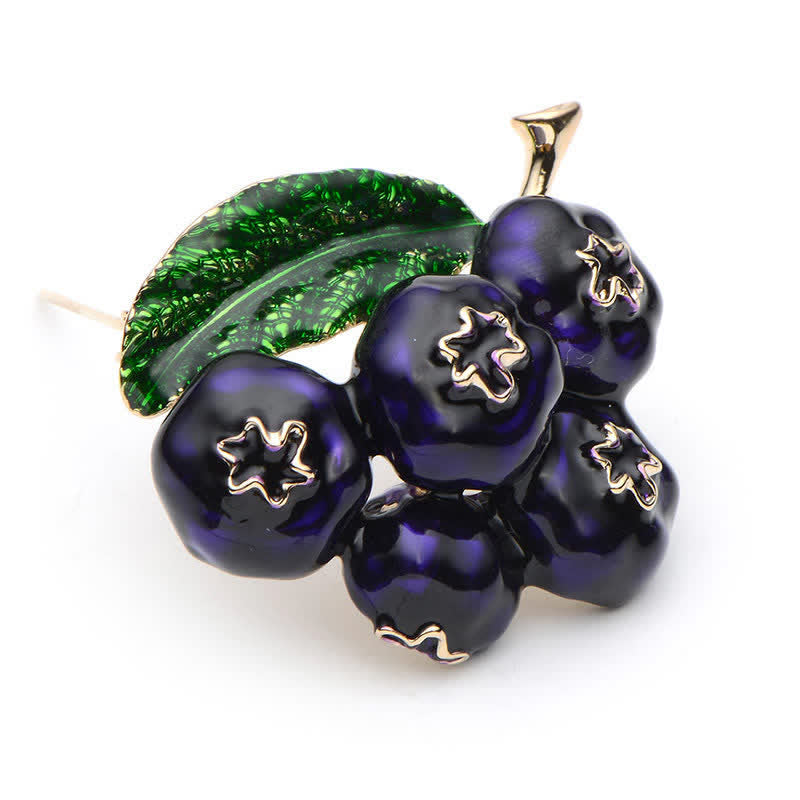 Broche Fruit Of King Myrtille pour femme
