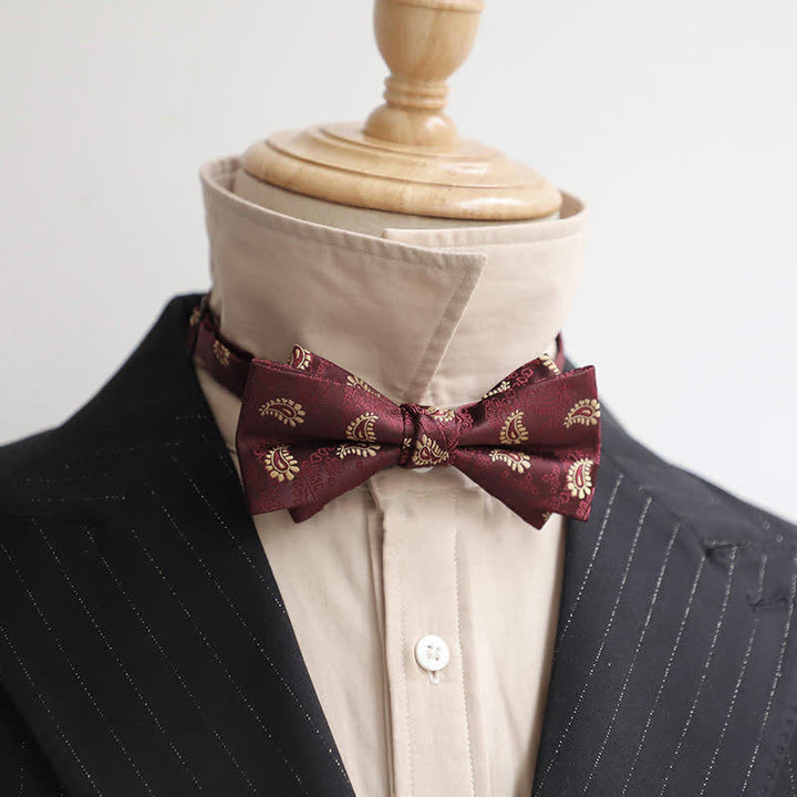 Nœud papillon Gentleman pour homme de la série Burgundy