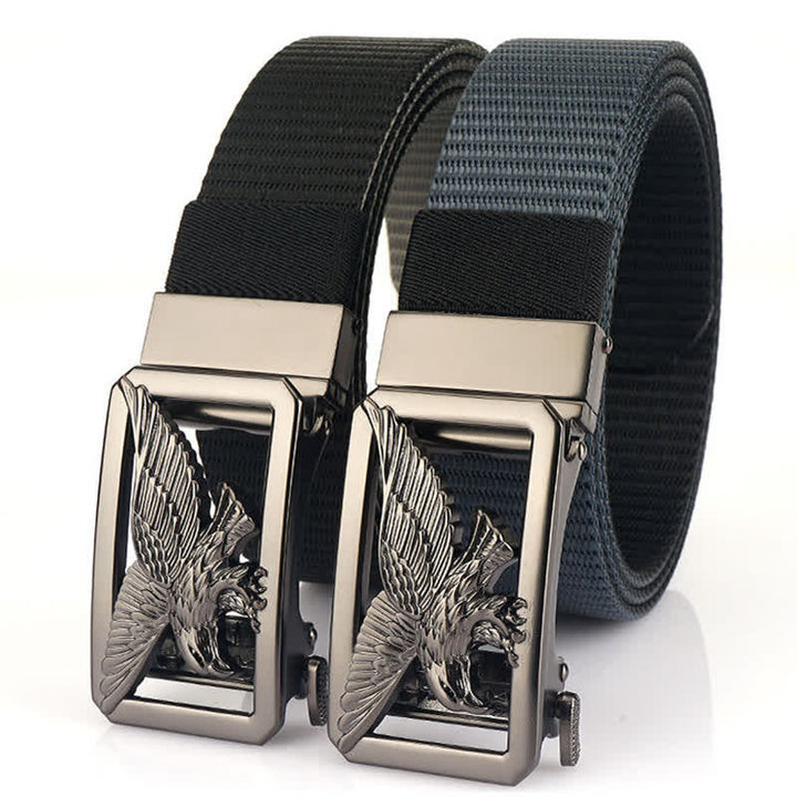 Ceinture en nylon double face Soaring Hawk Eagle pour homme