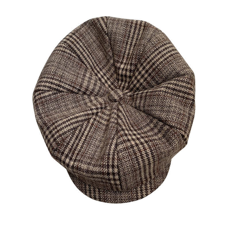 Béret octogonal à carreaux Ivy Gentlemen