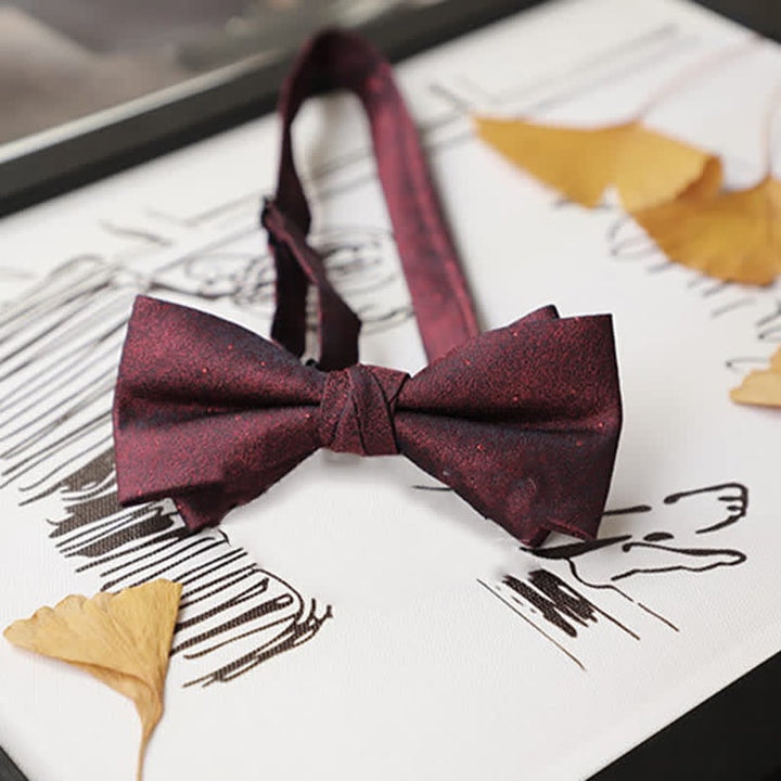 Nœud papillon Gentleman pour homme de la série Burgundy