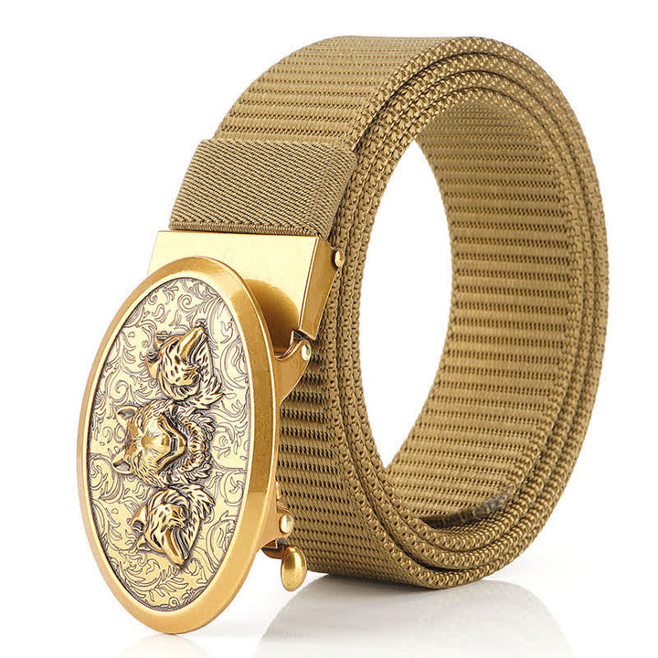 Ceinture en nylon simple pour hommes Hungry Wolves