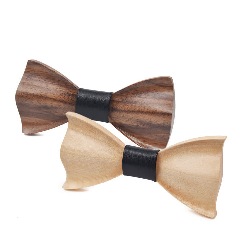 Noeud papillon classique en bois d'érable pour homme