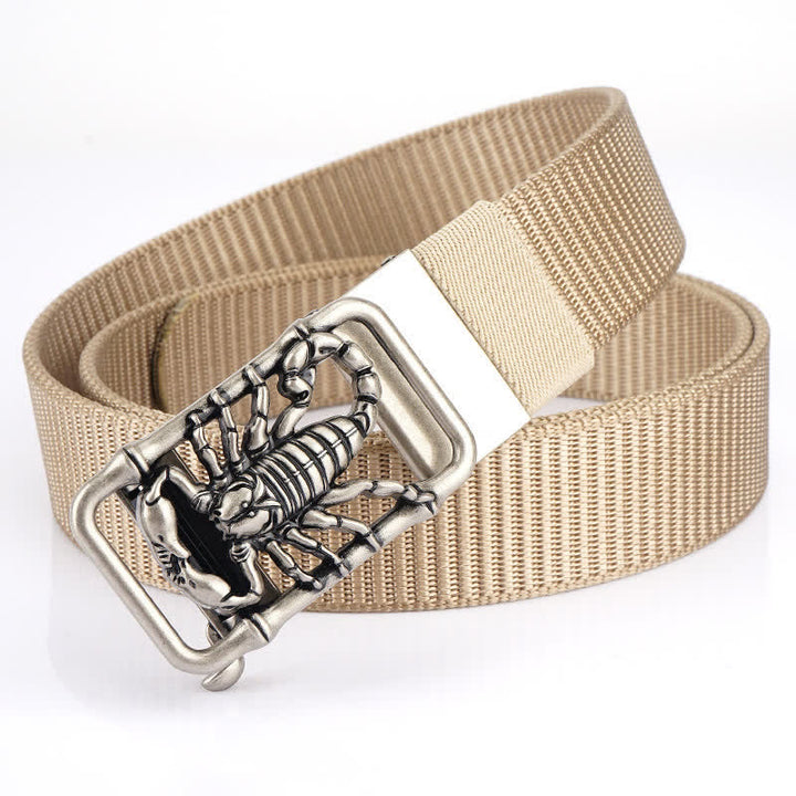 Ceinture simple en nylon pour homme King Scorpion