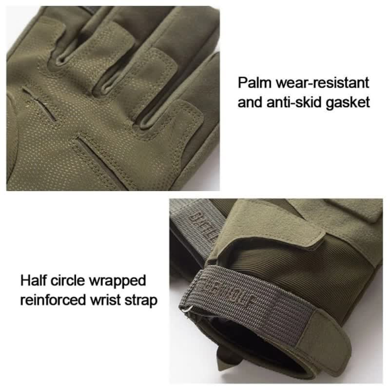 Gants tactiques indestructibles, épais, antidérapants et à jointures dures