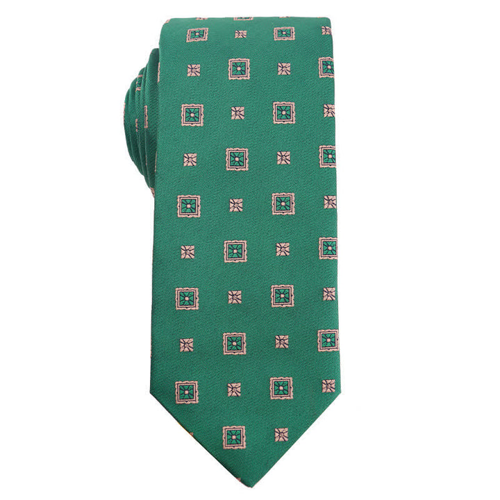 Cravate pour homme de la série Fresh Green & Yellow - Médaillon - image 6