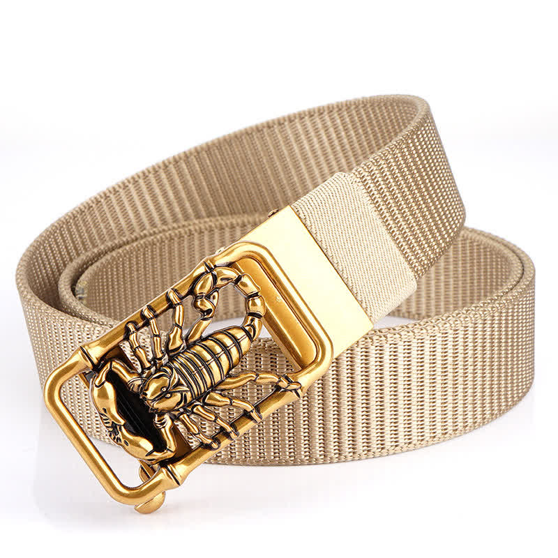 Ceinture simple en nylon pour homme King Scorpion