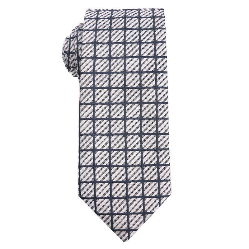 Cravate de bureau pour homme de la série Marine Blue